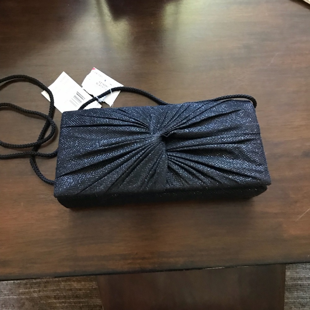 NWT Black clutch